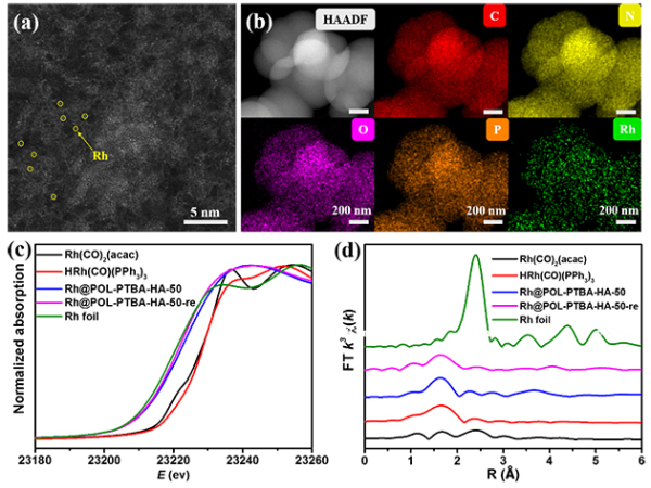 催化剂HAADF-STEM和XAFS表征图 催化剂HAADF-STEM和XAFS表征图