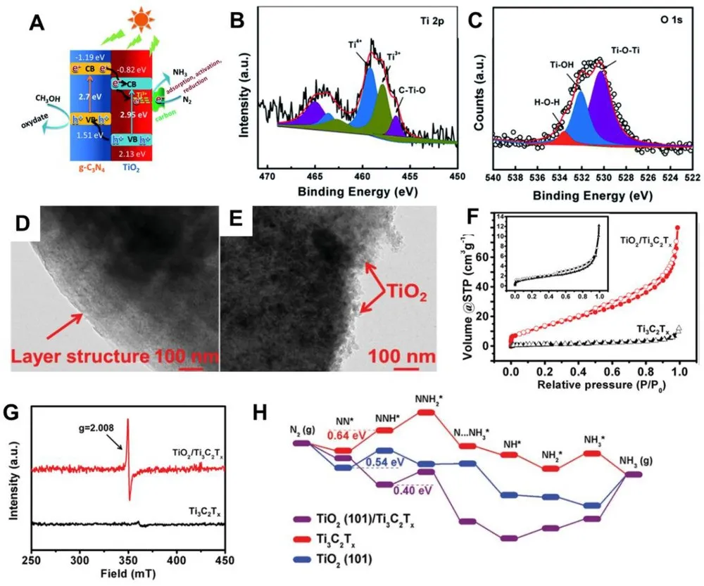 二氧化钛基材料在氮气还原中的研究进展