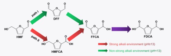图1 “pH-依赖性”反应路径示意图 图1 “pH-依赖性”反应路径示意图