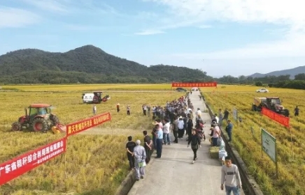 广东省广州市增城区秸秆综合利用观摩会现场