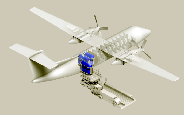 模块化燃料舱的应用示意图 模块化燃料舱的应用示意图