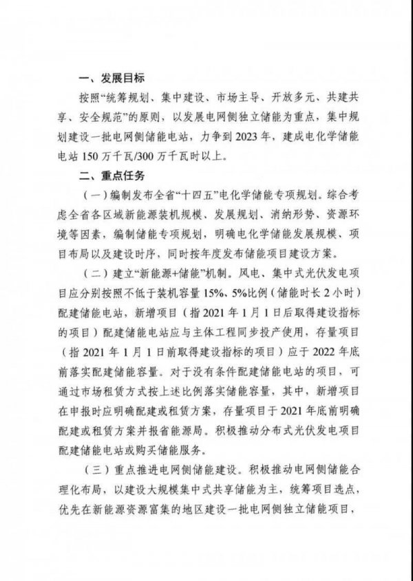 关于加快推动湖南省电化学储能发展的实施意见 关于加快推动湖南省电化学储能发展的实施意见