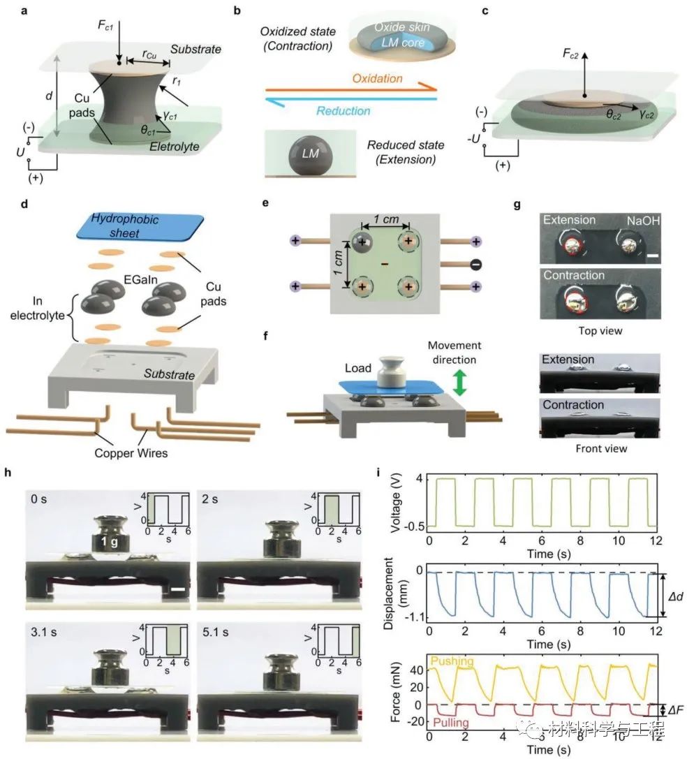 图1.液态金属人工肌肉(LMAM)的传动 图1.液态金属人工肌肉(LMAM)的传动