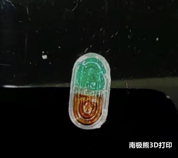 3d打印的糖果微观图