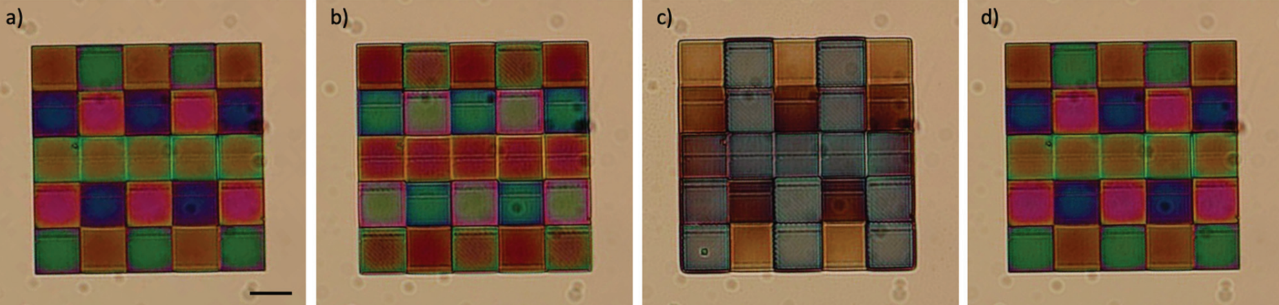 3D打印的气体传感器可以根据周围的气体反映出不同的颜色