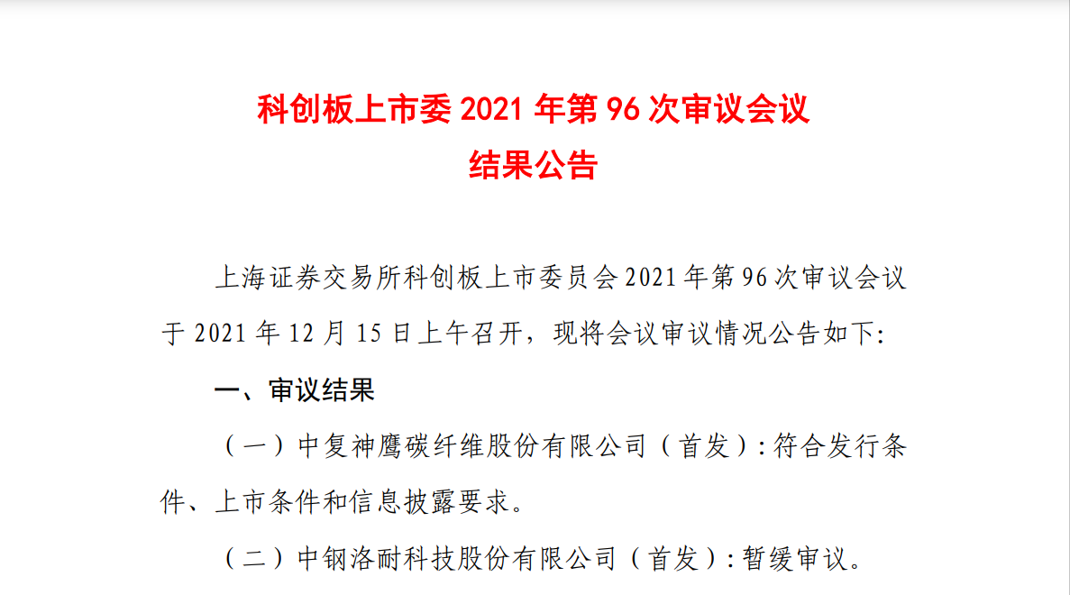 中复神鹰IPO成功过会 中复神鹰IPO成功过会