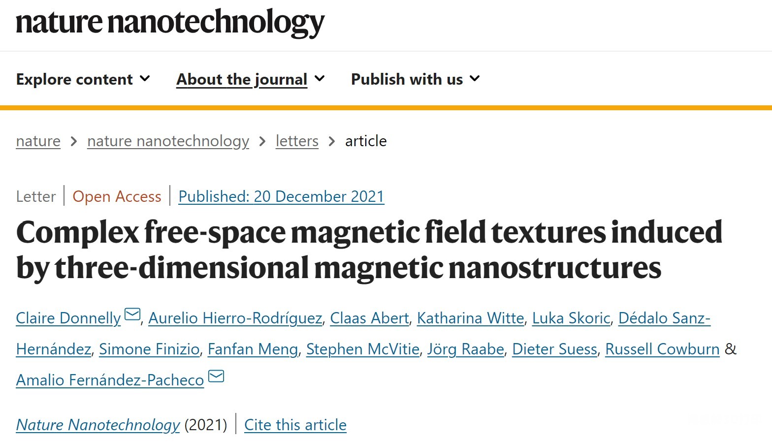 剑桥大学研究人员利用3D打印技术开发新型螺旋形纳米磁体 剑桥大学研究人员利用3D打印技术开发新型螺旋形纳米磁体