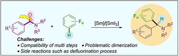 酰胺与多氟芳烃的直接脱氧多氟芳基化反应 酰胺与多氟芳烃的直接脱氧多氟芳基化反应