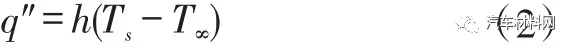 对流热流密度计算方程