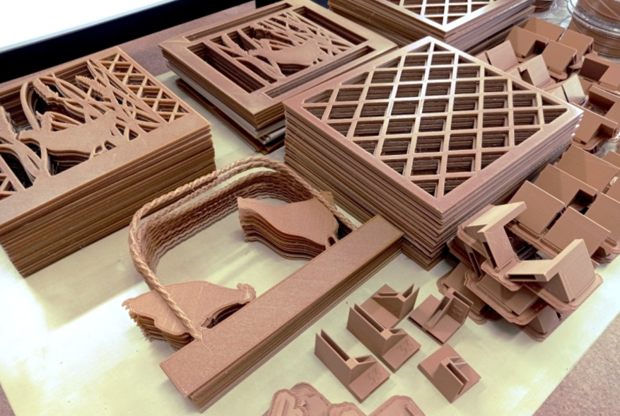 基于麦麸的3D打印材料