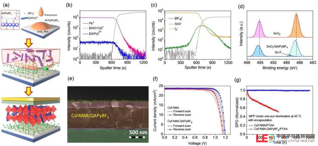 钙钛矿器件制备、钝化机理研究及器件性能 钙钛矿器件制备、钝化机理研究及器件性能