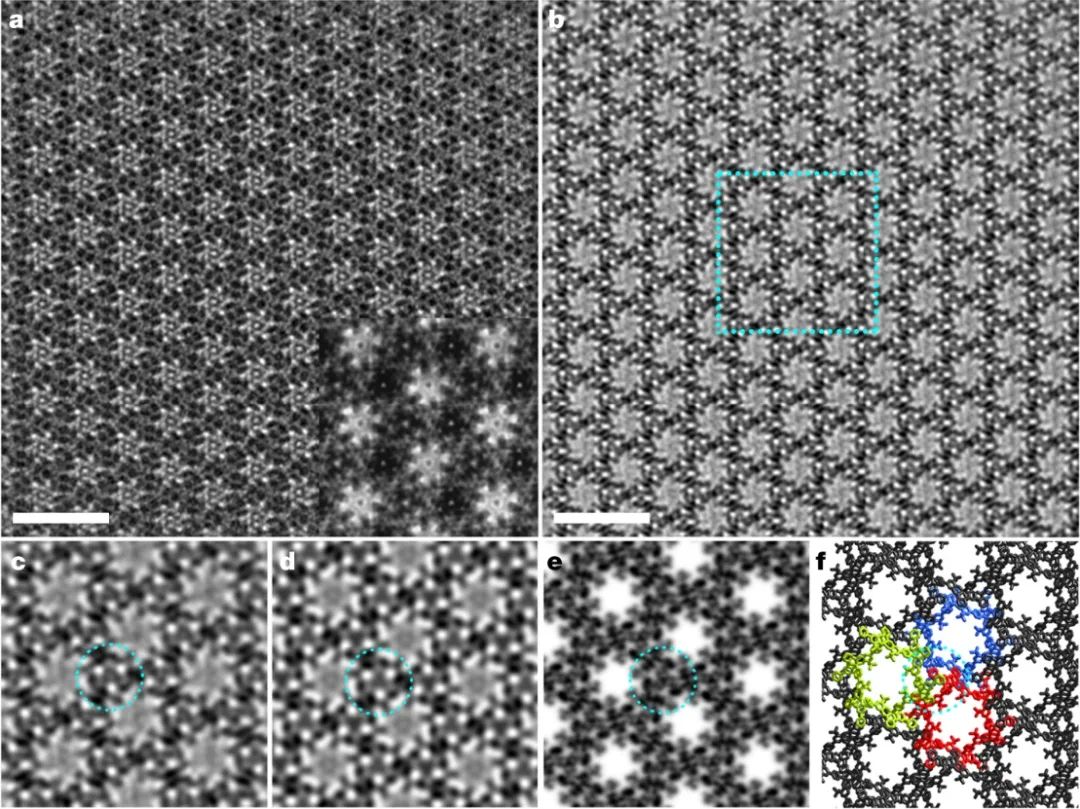 图3. CTF 校正 HR-TEM 成像