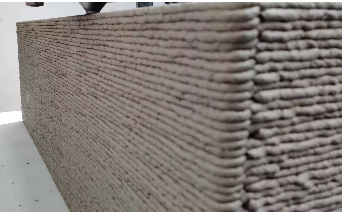 3D打印的墙体层