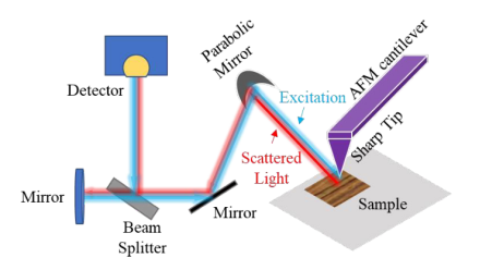 图1. Nano-FTIR示意图