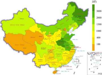 图4.中国人造煤生产潜力 图4.中国人造煤生产潜力