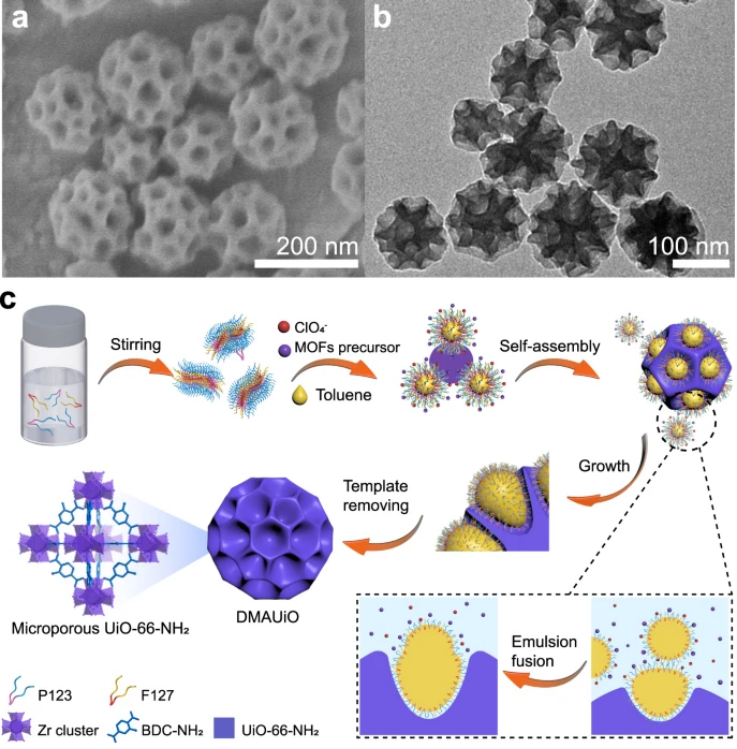 Nature Commun.:微乳液法合成介孔MOF Nature Commun.:微乳液法合成介孔MOF