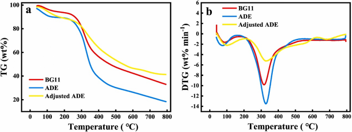 热解过程的热重和衍生热重分析 热解过程的热重和衍生热重分析