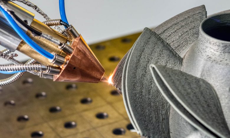 金属3D打印示意图