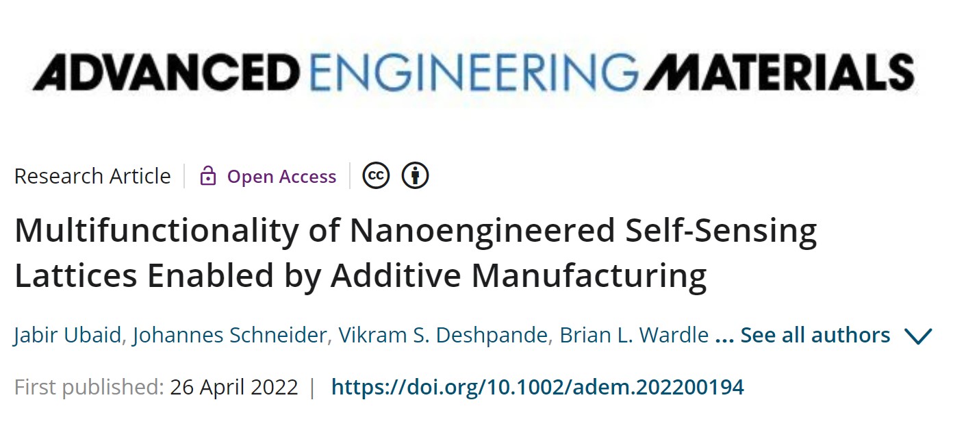 格拉斯哥大学3D打印自传感碳纳米管材料 格拉斯哥大学3D打印自传感碳纳米管材料