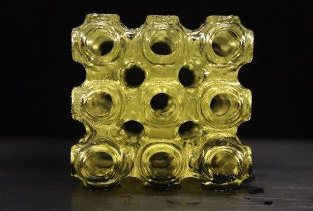 3D打印的铁电晶格 3D打印的铁电晶格