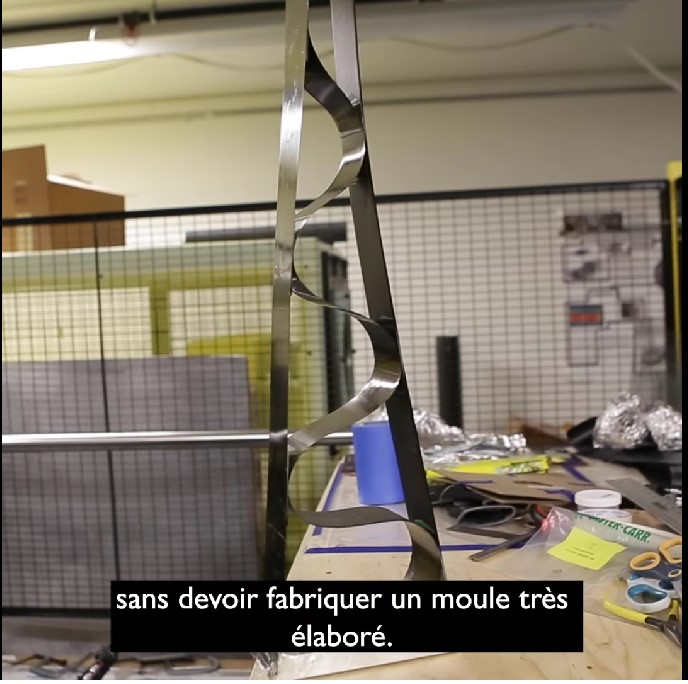 4D复合材料打印的无人机机翼 4D复合材料打印的无人机机翼