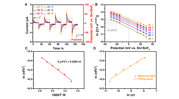 KSn2F5基对称电池的界面动力学分析
