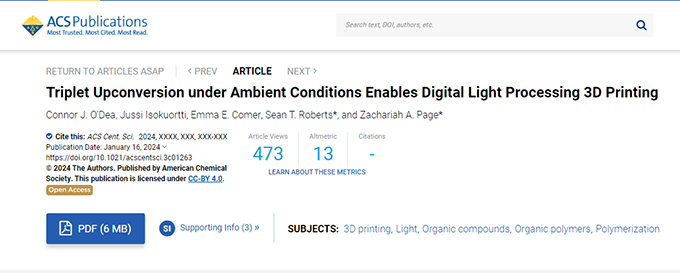 德克萨斯大学研究人员有望彻底改变光驱动3D打印技术 德克萨斯大学研究人员有望彻底改变光驱动3D打印技术
