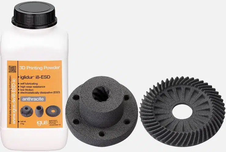 易格斯推出3D打印用耐磨粉末和树脂 易格斯推出3D打印用耐磨粉末和树脂